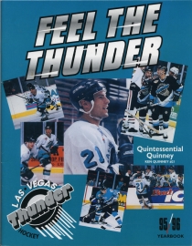 Las Vegas Thunder 1995-96 game program