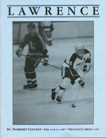 Lawrence University 1986-87 game program