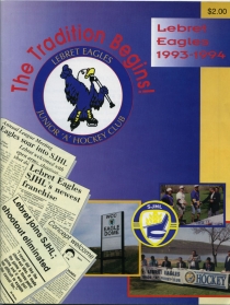 Lebret Eagles 1993-94 game program