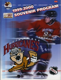 Lethbridge Hurricanes 1999-00 game program