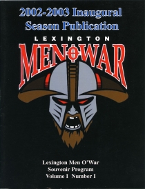Lexington Men O'War 2002-03 game program