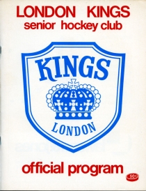 London Kings 1979-80 game program