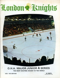 London Knights 1972-73 game program