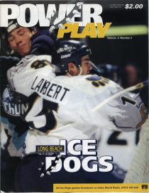 Long Beach Ice Dogs 1997-98 game program
