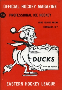 Long Island Ducks 1964-65 game program