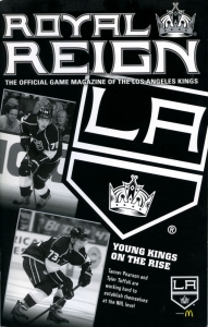 Los Angeles Kings Game Program