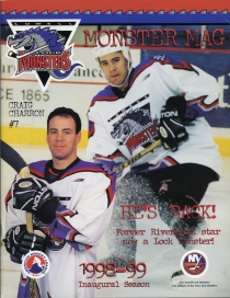 Lowell Lock Monsters 1998-99 game program