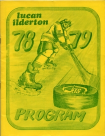 Lucan-Ilderton Jets 1978-79 game program