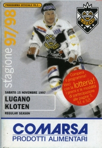 Lugano 1997-98 game program