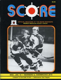 Maine Mariners 1983-84 game program