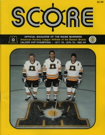Maine Mariners 1990-91 game program