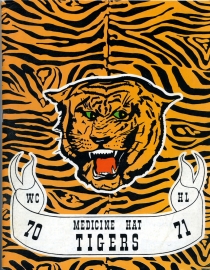 Medicine Hat Tigers 1970-71 game program