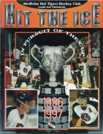 Medicine Hat Tigers 1996-97 game program