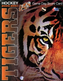 Medicine Hat Tigers 2000-01 game program