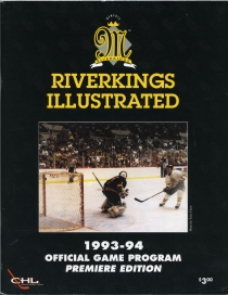 Memphis Riverkings 1993-94 game program