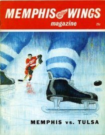 Memphis Wings 1964-65 game program