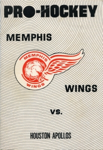 Memphis Wings Game Program