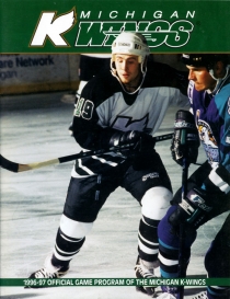 Michigan K-Wings 1996-97 game program