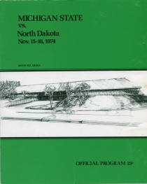 Michigan State University 1974-75 game program