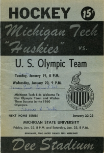 Michigan Tech 1959-60 game program