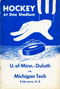 Michigan Tech 1965-66 game program