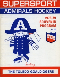 Milwaukee Admirals 1978-79 game program