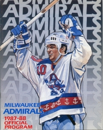 Milwaukee Admirals 1987-88 game program