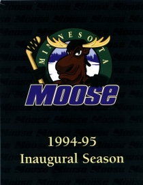 Minnesota Moose 1994-95 game program
