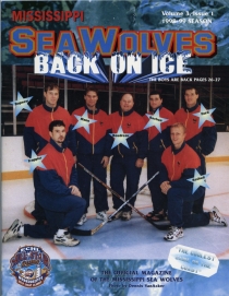 Mississippi Sea Wolves 1998-99 game program