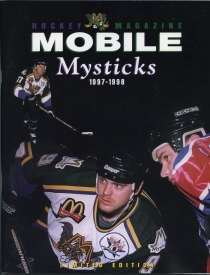 Mobile Mysticks 1997-98 game program
