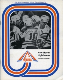Moncton Alpines 1983-84 game program