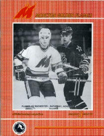 Moncton Golden Flames 1986-87 game program