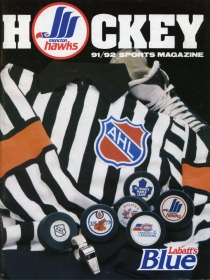 Moncton Hawks 1991-92 game program