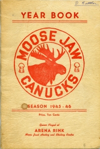 Moose Jaw Canucks 1945-46 game program