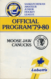 Moose Jaw Canucks 1979-80 game program