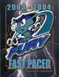 Muskegon Fury 2003-04 game program