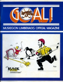 Muskegon Lumberjacks 1987-88 game program