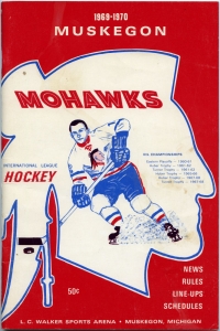 Muskegon Mohawks 1969-70 game program