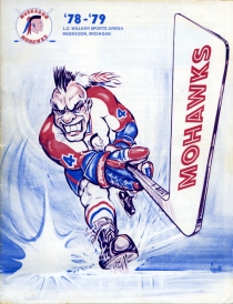 Muskegon Mohawks 1978-79 game program