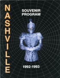 Nashville Knights 1992-93 game program