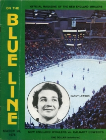New England Whalers 1975-76 game program