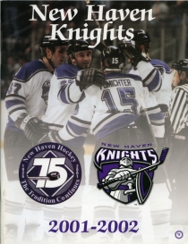 New Haven Knights 2001-02 game program