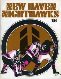 New Haven Nighthawks 1976-77 game program