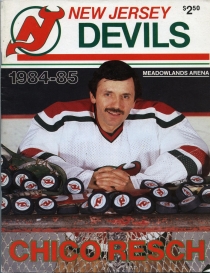 New Jersey Devils 1984-85 game program