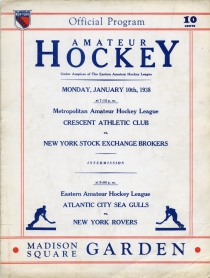 New York Rovers 1937-38 game program