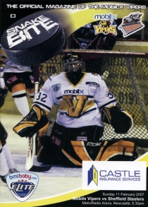 Newcastle Vipers 2006-07 game program