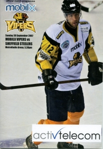 Newcastle Vipers Game Program