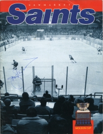 Newmarket Saints 1990-91 game program