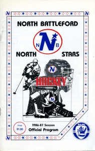 North Battleford North Stars 1986-87 game program
