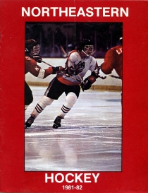 Northeastern University 1981-82 game program